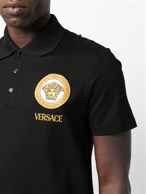 versace polo shirt sale|versace polo shirt medusa.